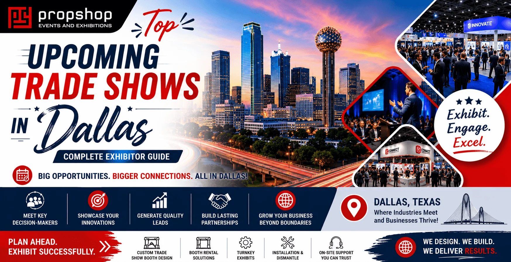 Dallas trade shows 2026 exhibitor guide featuring major business events and exhibition opportunities