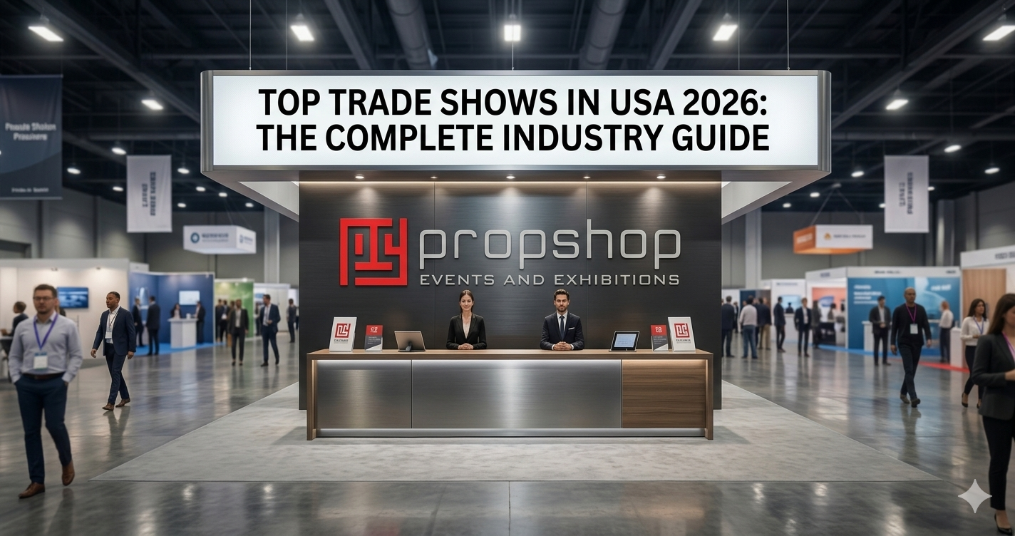 Modern trade show exhibition booth