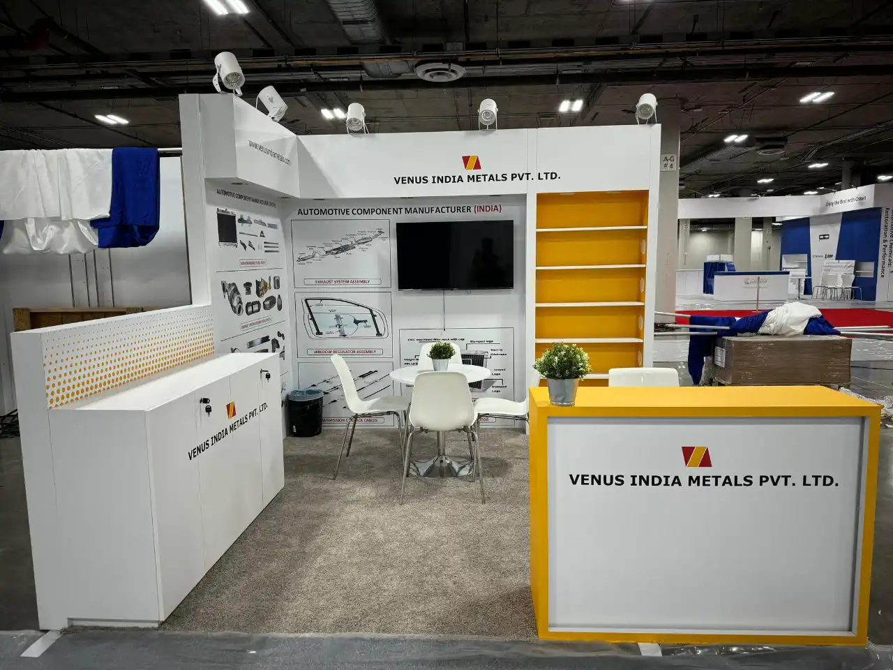 Venus India Metal booth at AAPEX 2024