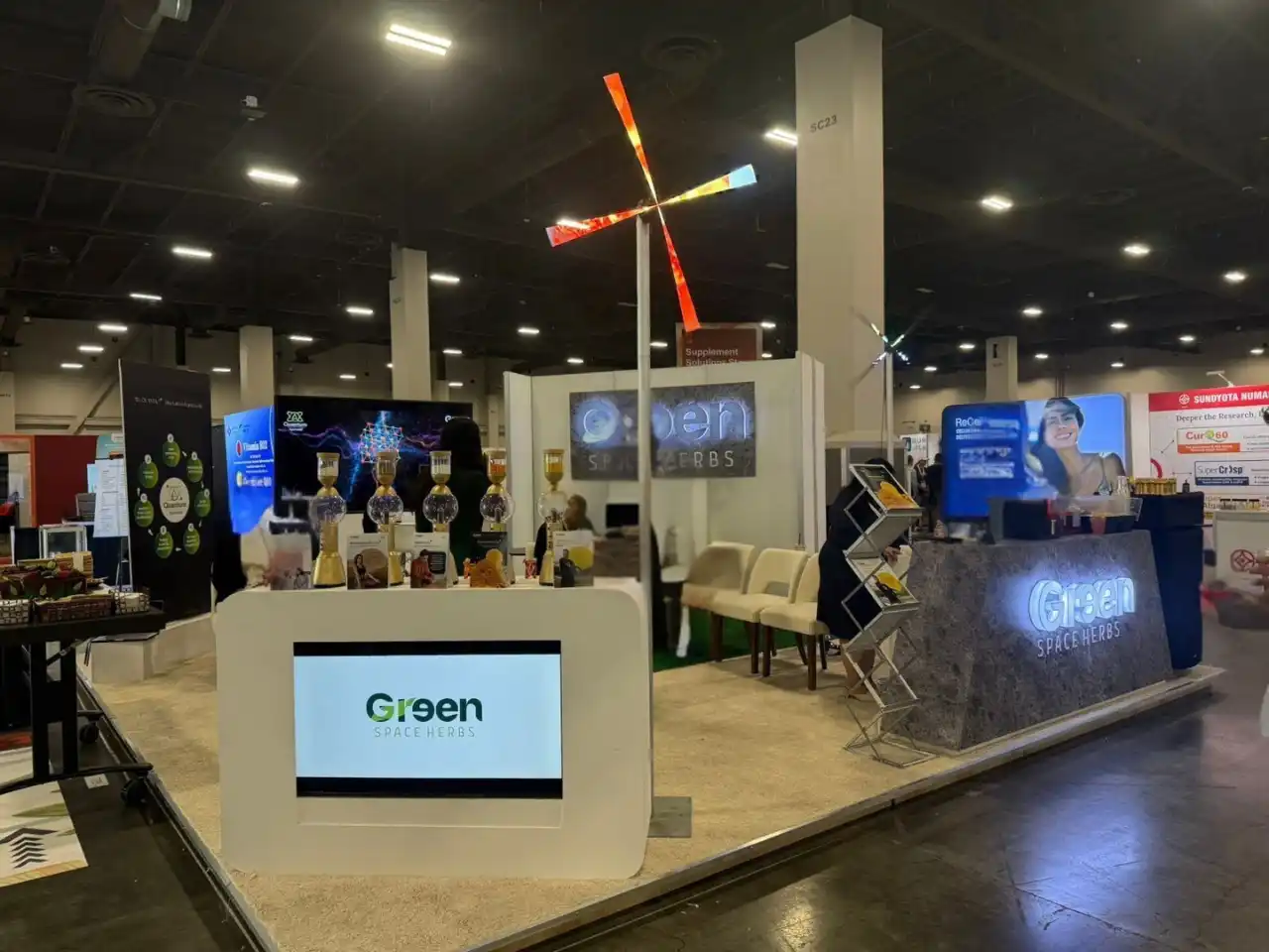 Green Space booth at Supply Side West 2025, 400 sqft
