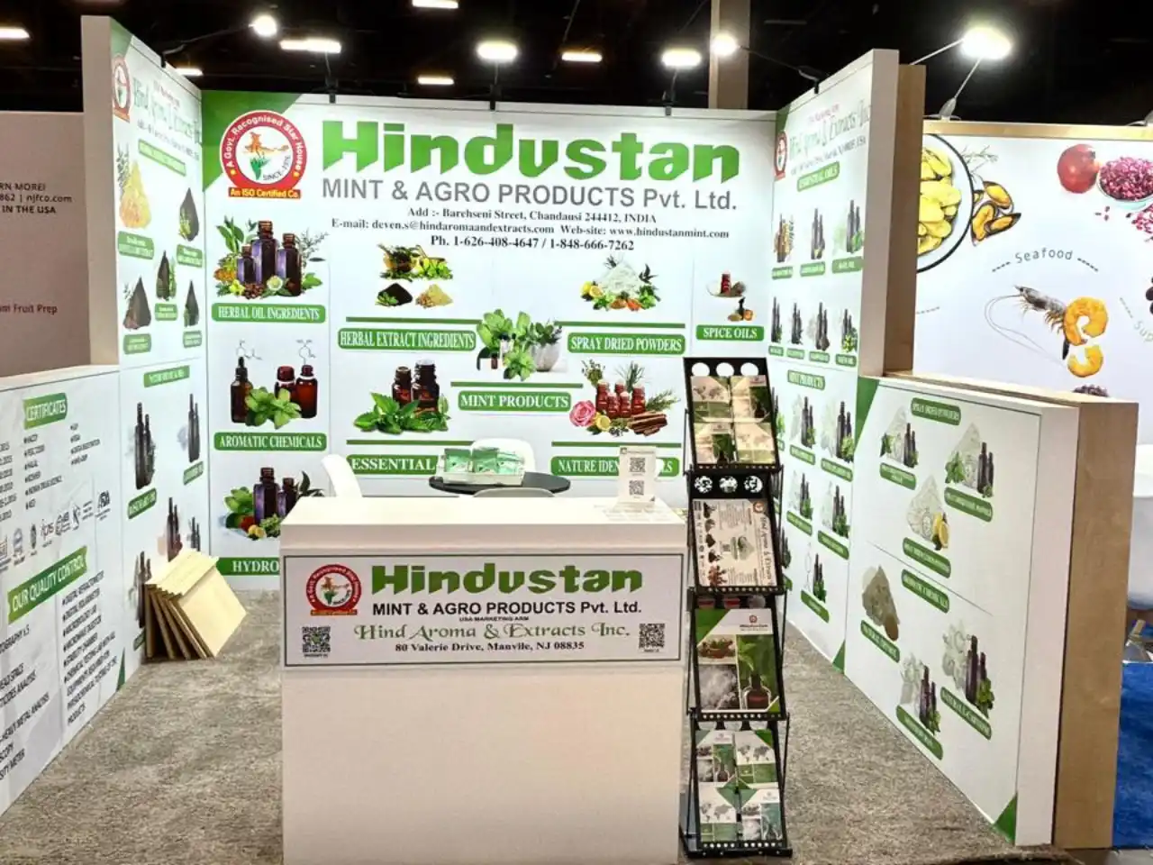 Hindustan Mint booth at Supply Side West 2025, 100 sqft