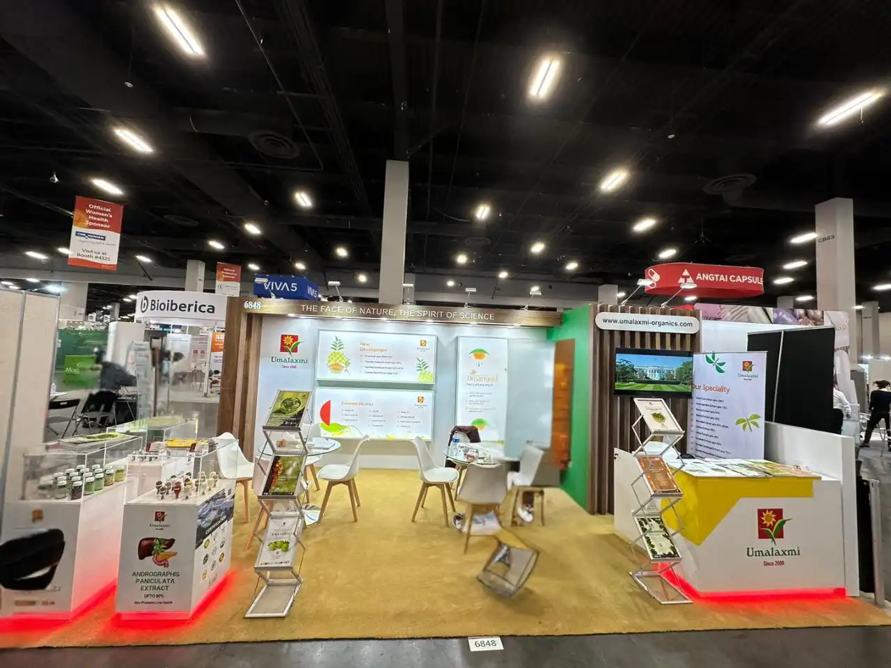 Umalakshmi Organics booth design