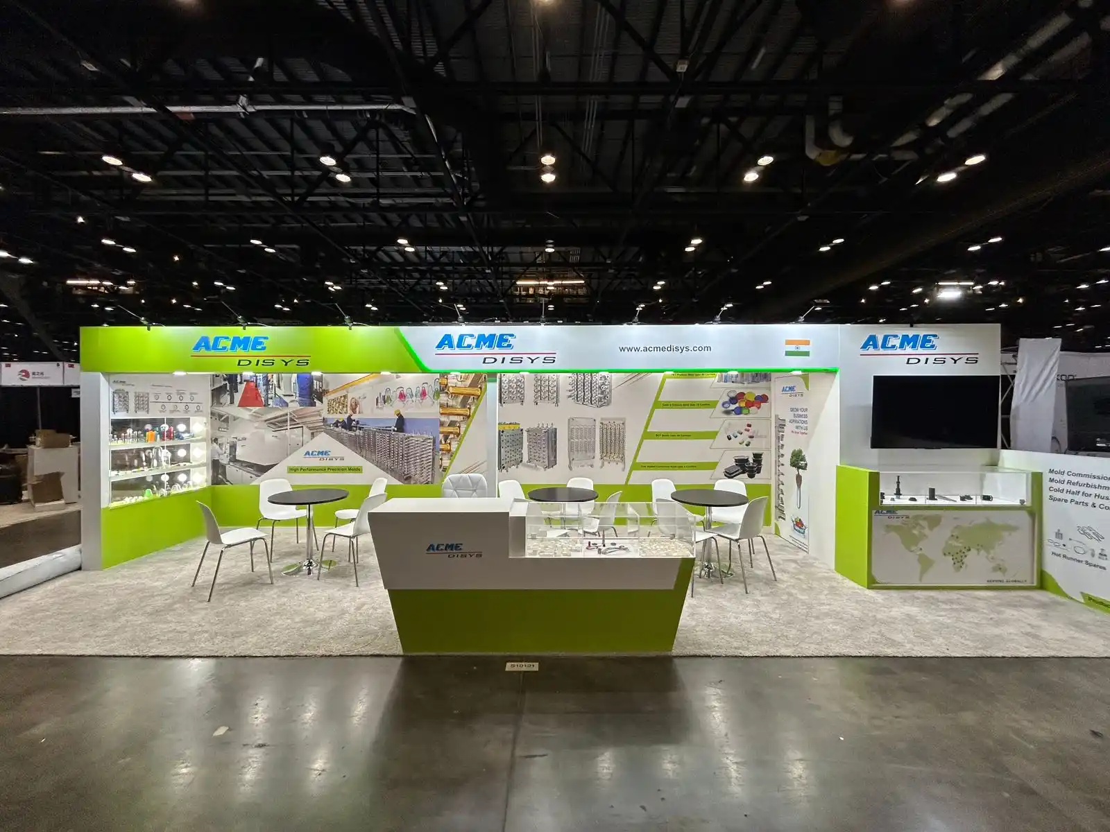 Exhibition stand team at work in Orlando