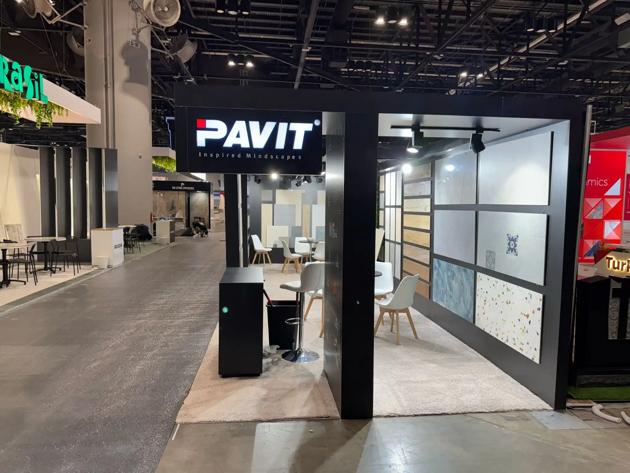 Propshop exhibition stand fabrication team at work — Orlando workshop