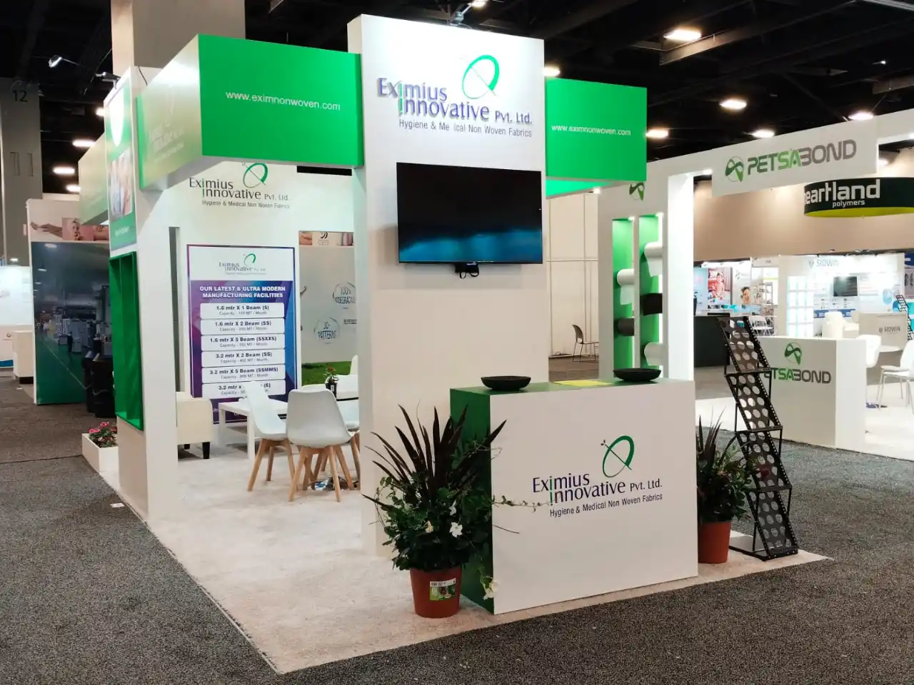 Eximius Innovation exhibition stand IDEA 2025 200 sqft