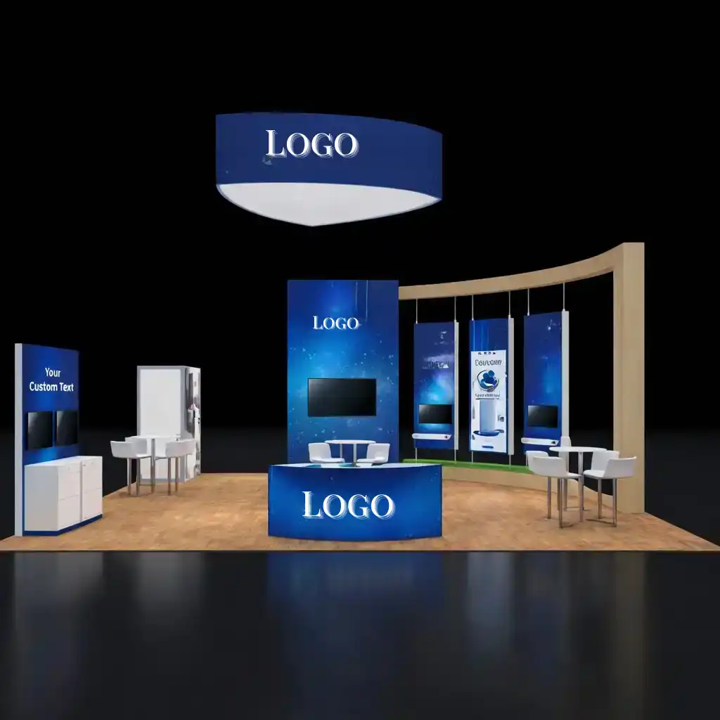 30x30 trade show booth rental