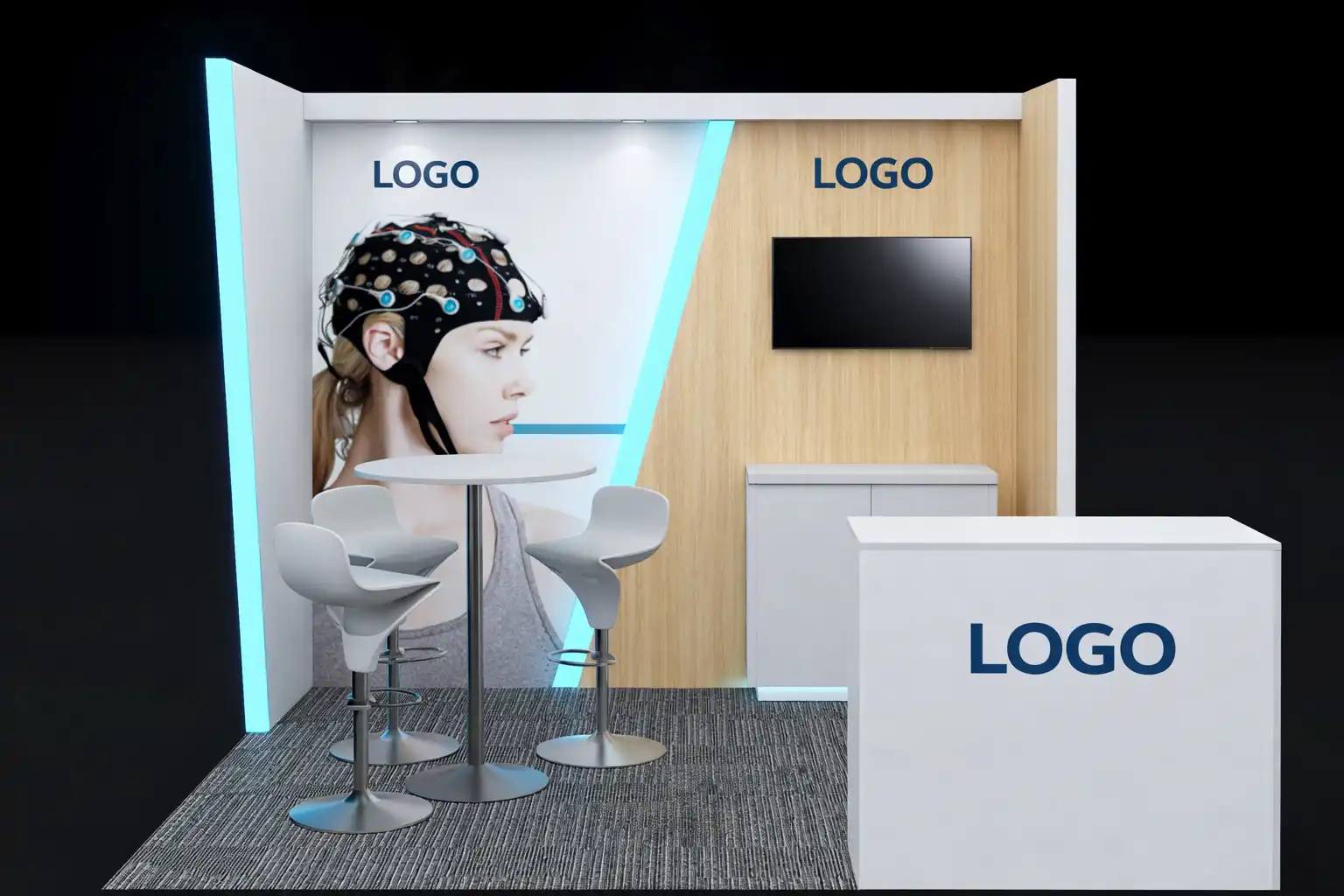 10x10 trade show booth rental
