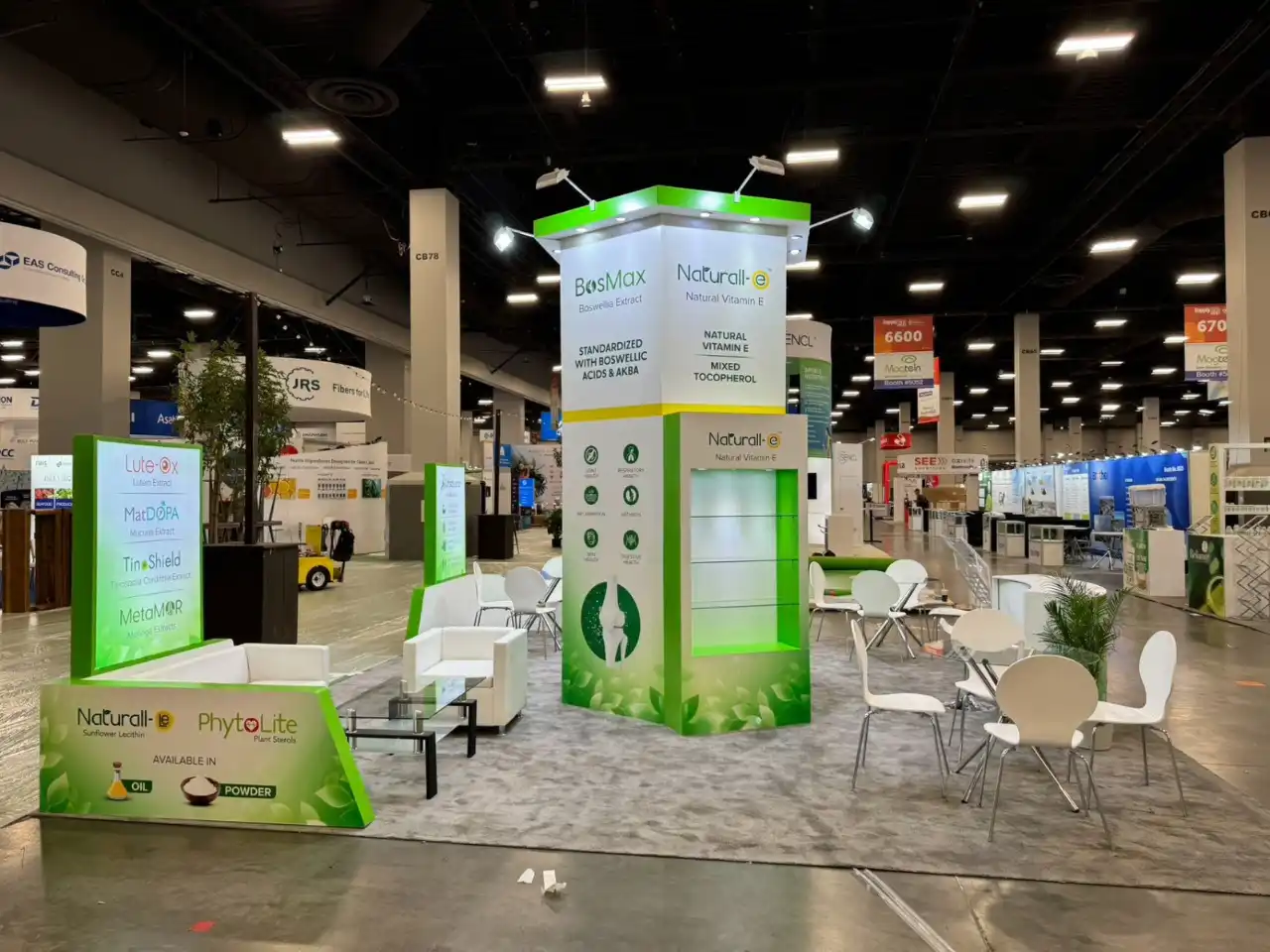 Matrix Life Science exhibition stand Supply Side West 2025 400 sqft