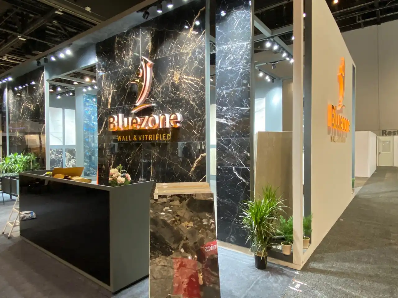 BLUEZONE exhibition stand