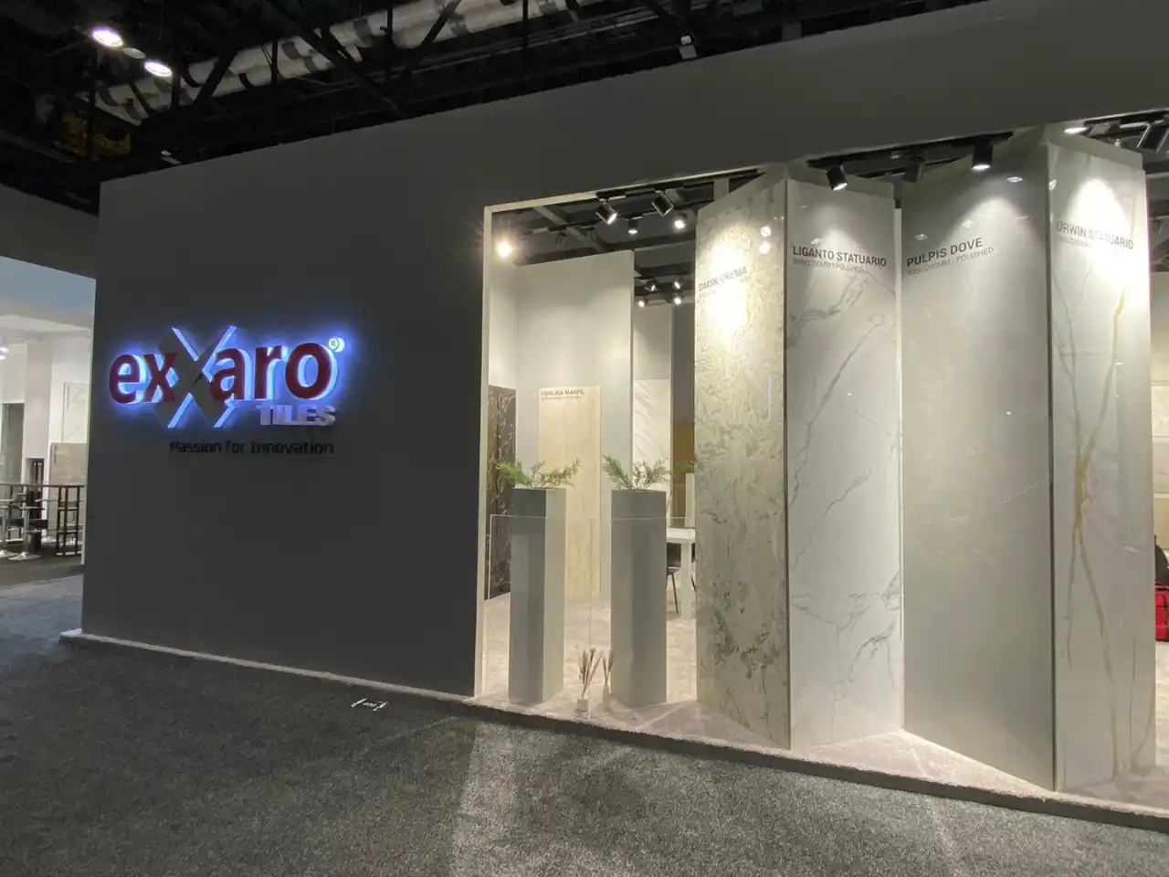 EXXARO exhibition stand