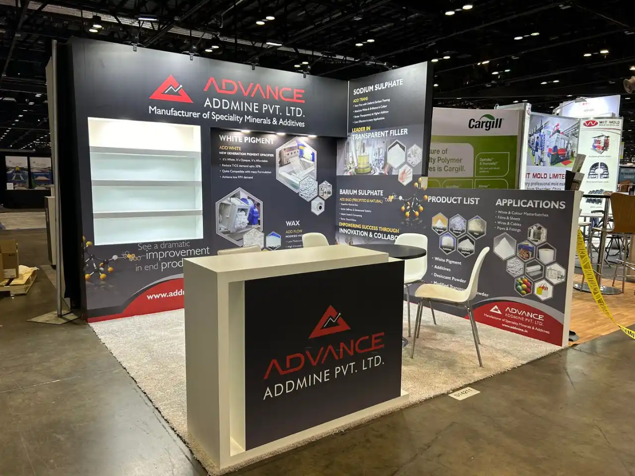 ADVANCE ADDMINE exhibition stand