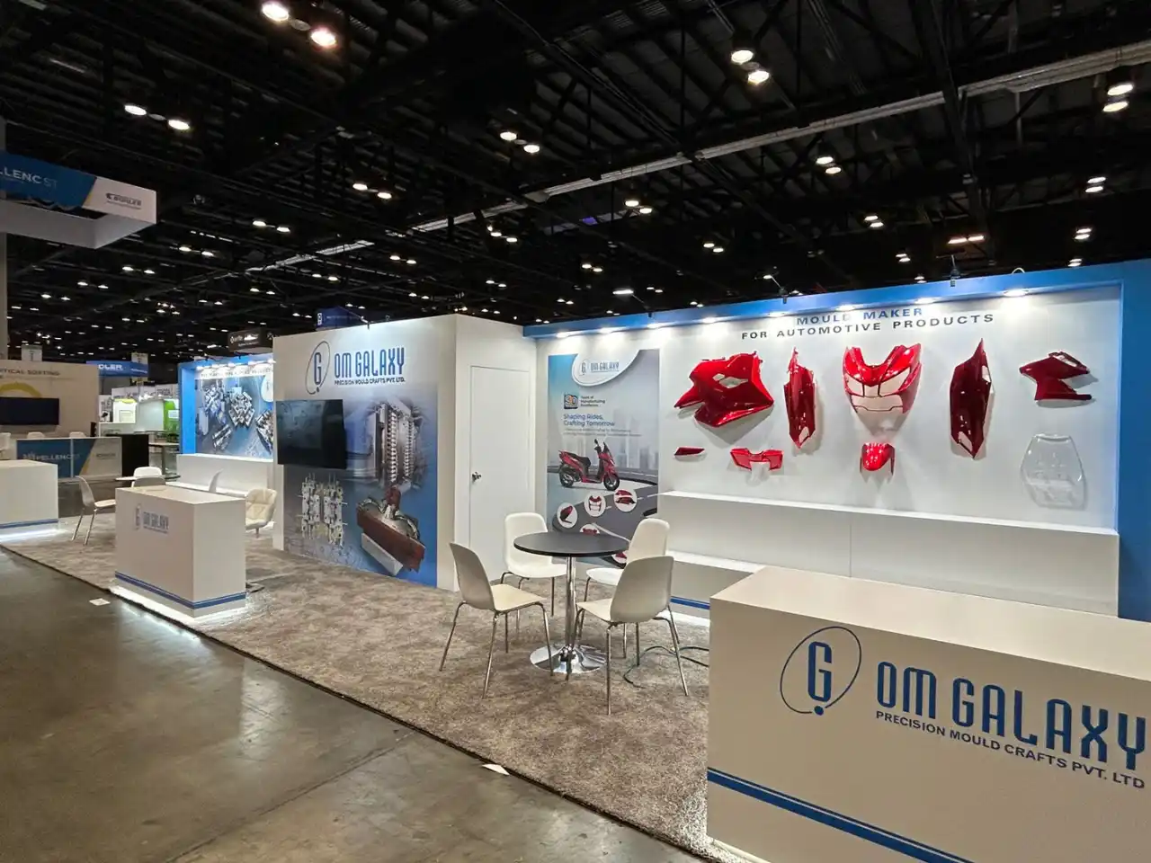 OM GALAXY exhibition stand