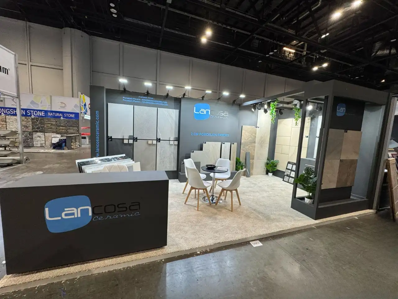 Lancosa Ceramic exhibition stand