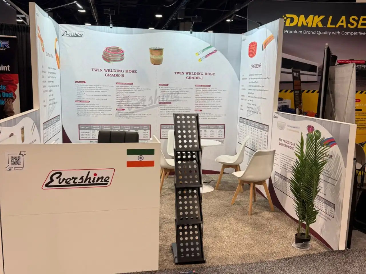 EVERSHINE RUBBERS PVT LTD exhibition stand