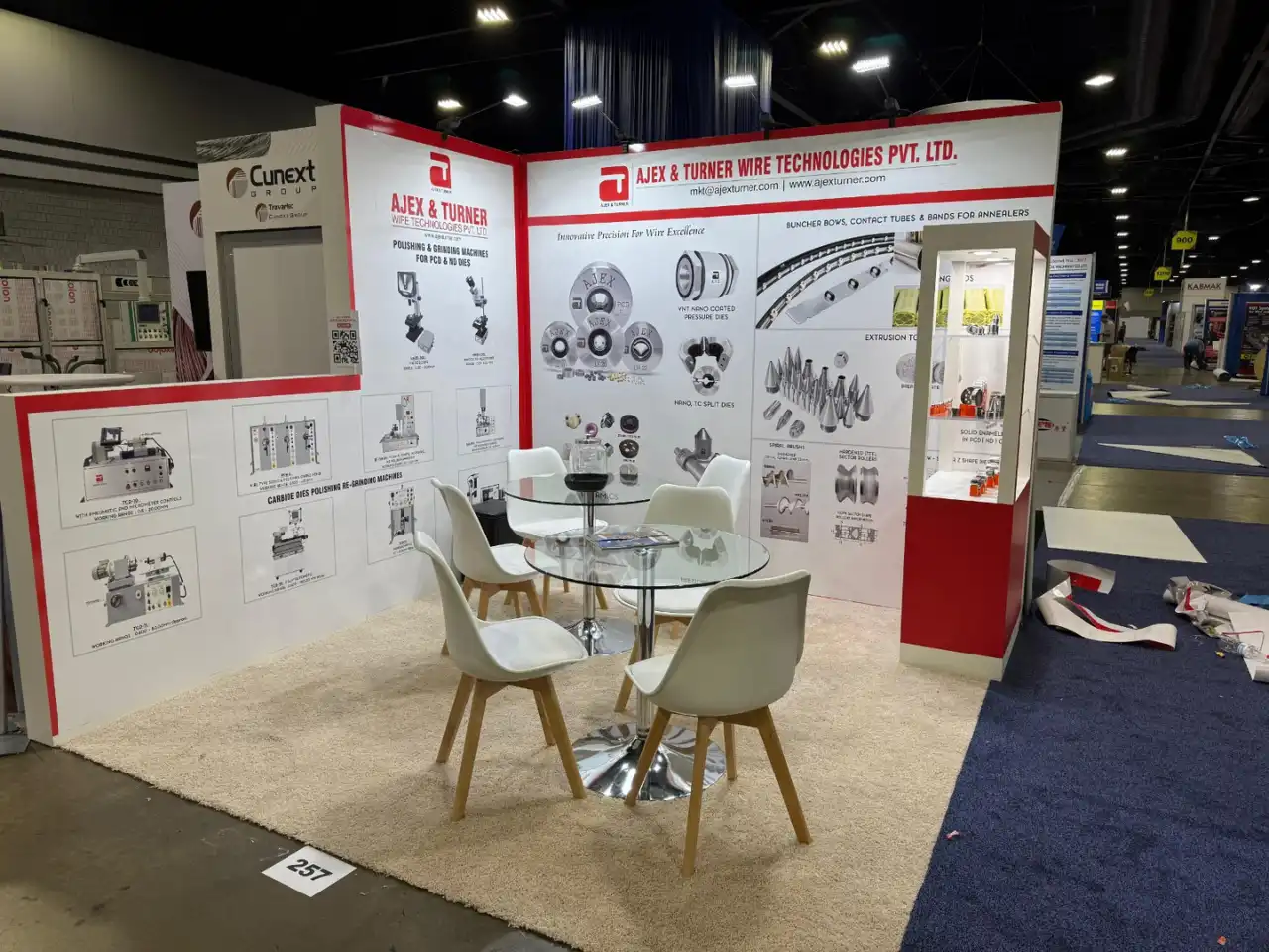 AJEX & TURNER WIRE TECHNOLOGIES PVT LTD exhibition stand
