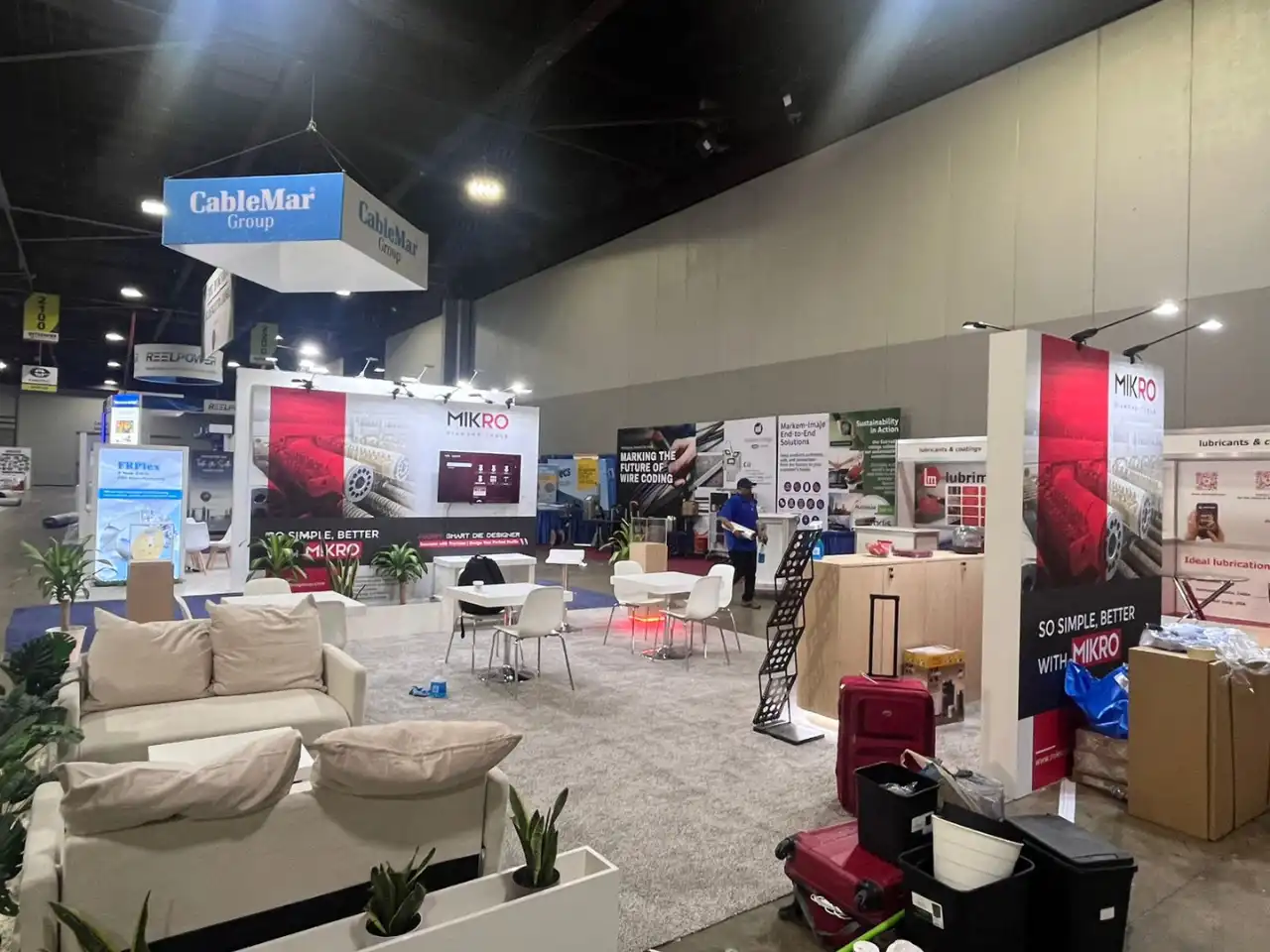 MIKROTEK MACHINES LTD exhibition stand