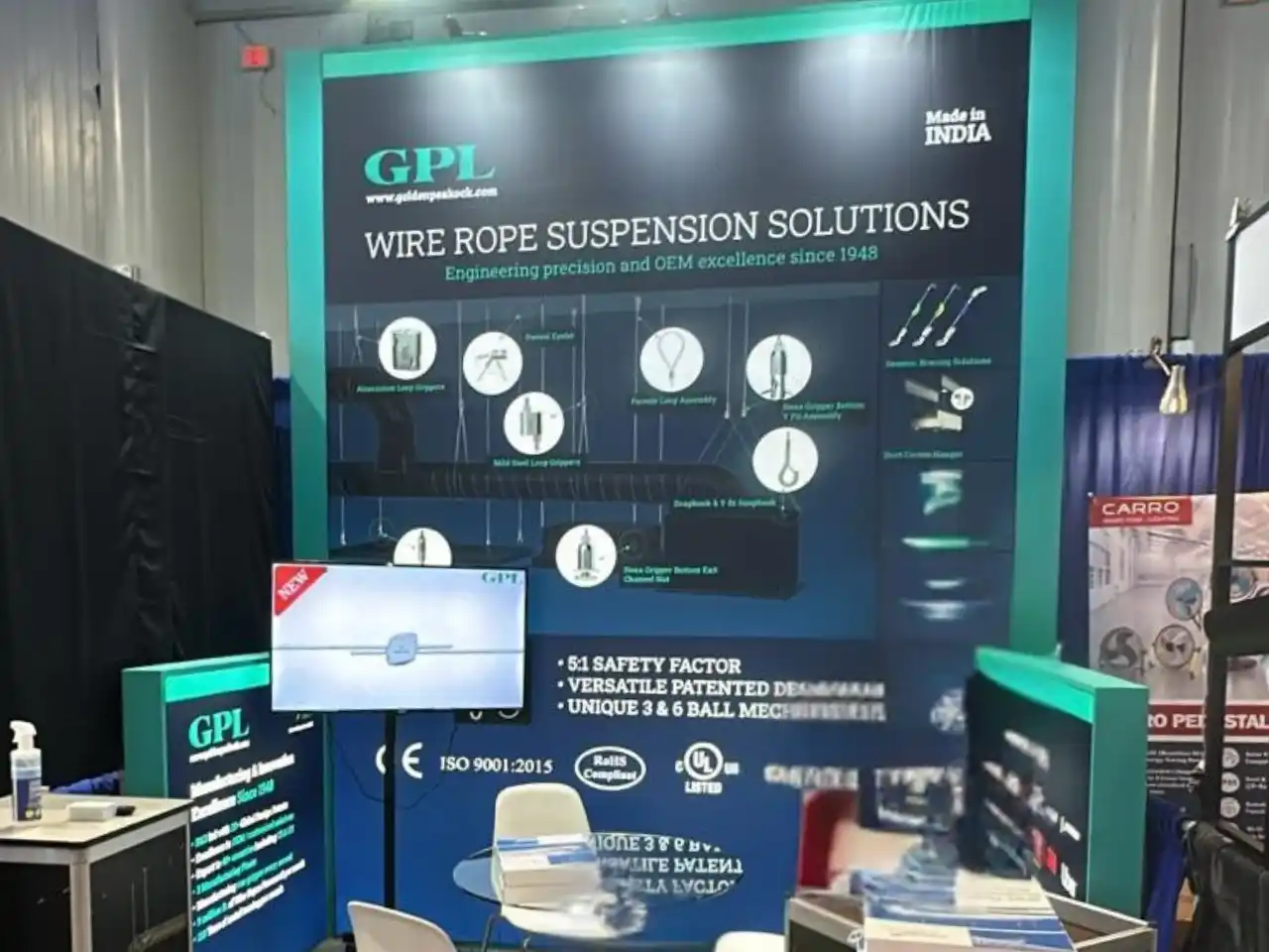 Golden Peakock Overseas Ltd exhibition stand at AHR 2026