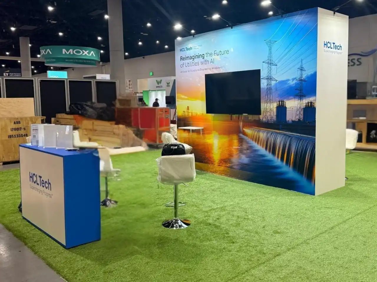 HCL exhibition stand at DTEC 2026