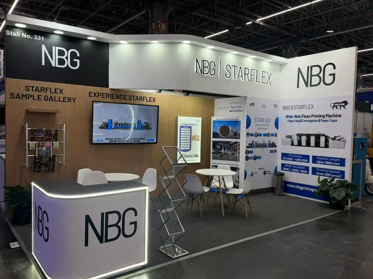 NBG exhibition stand at Plasticos 2026