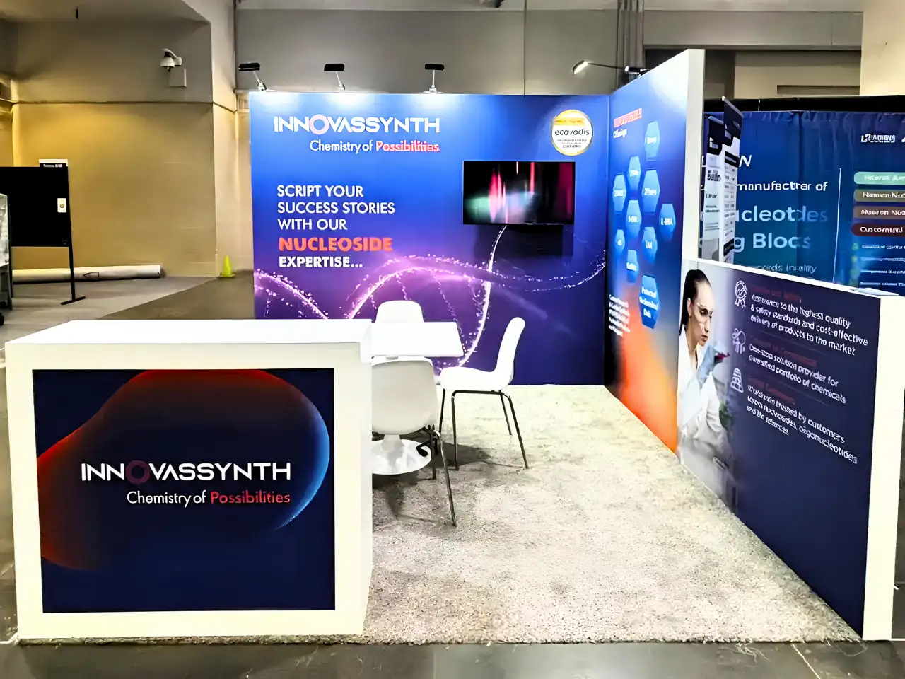 Innovassynth exhibition stand at TIDES USA 2026
